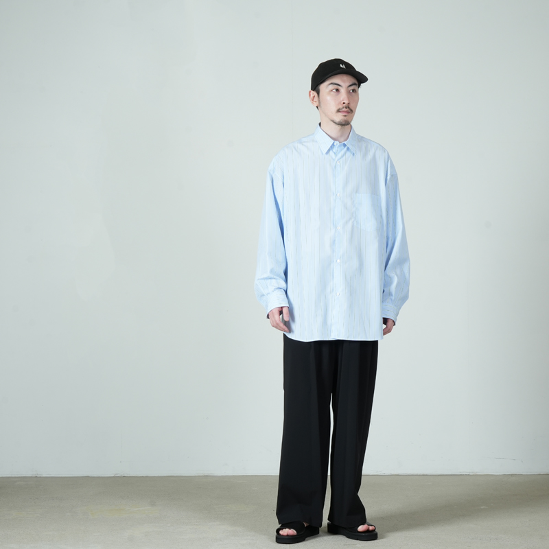 Graphpaper(����եڡ��ѡ�) SIDOGRAS L/S Oversized Regular Collar Shirt
