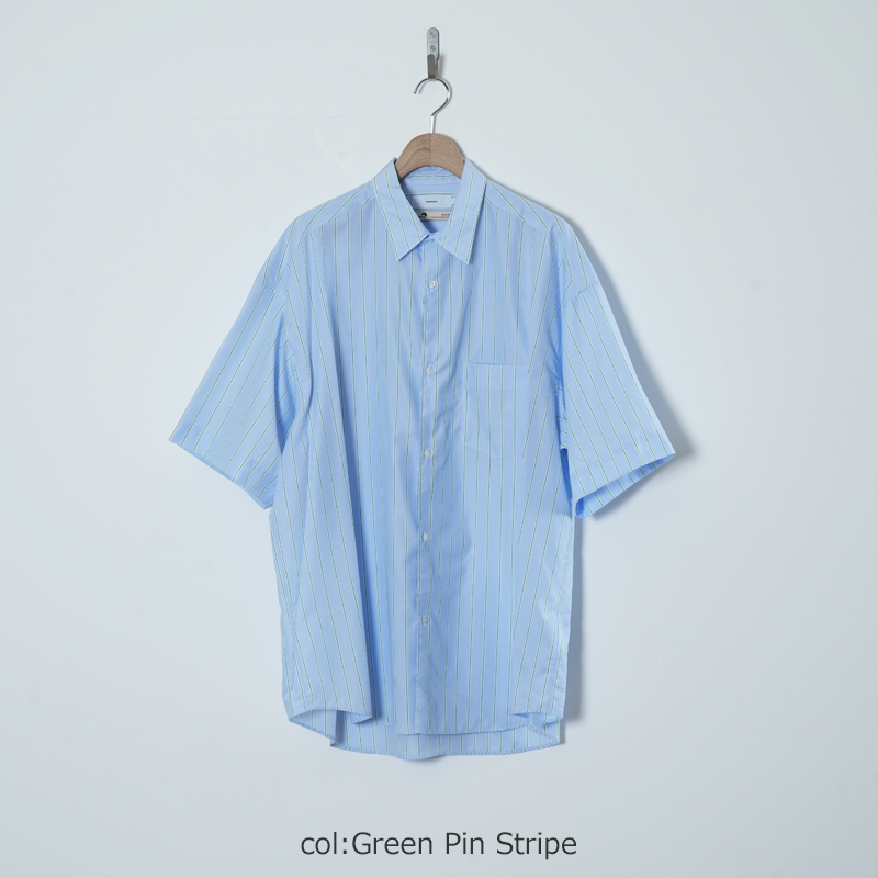 Graphpaper(����եڡ��ѡ�) SIDOGRAS S/S Oversized Regular Collar Shirt