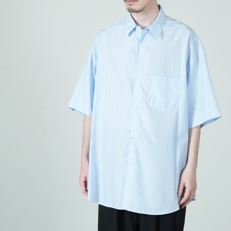 Graphpaper(����եڡ��ѡ�) SIDOGRAS S/S Oversized Regular Collar Shirt