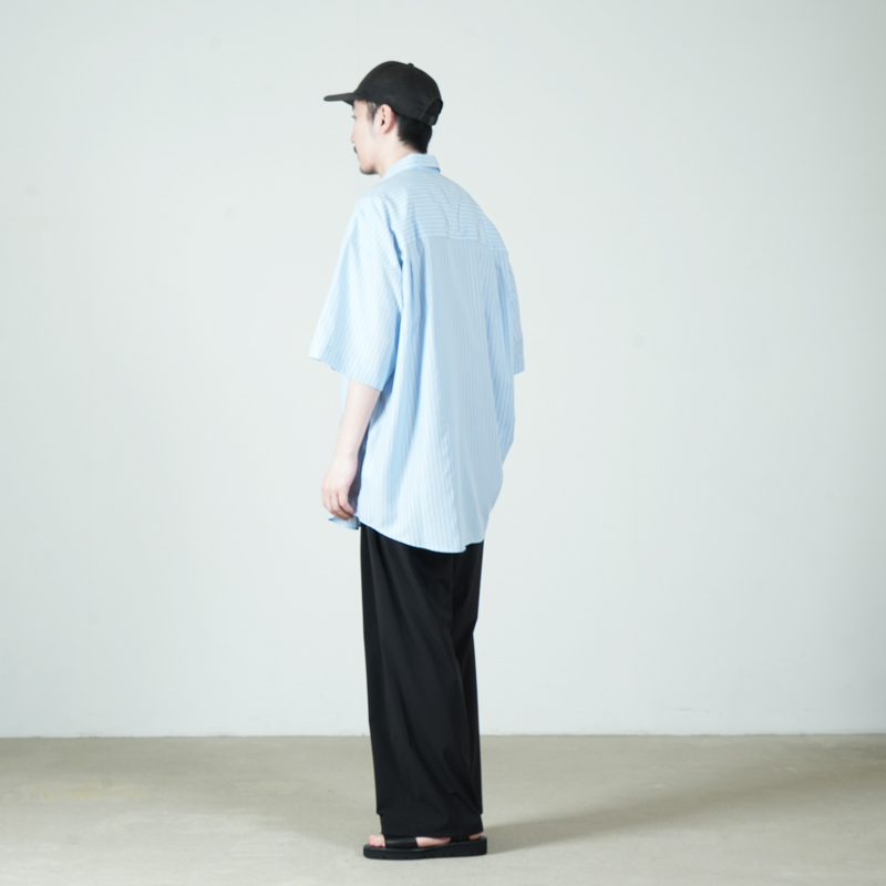 Graphpaper(����եڡ��ѡ�) SIDOGRAS S/S Oversized Regular Collar Shirt