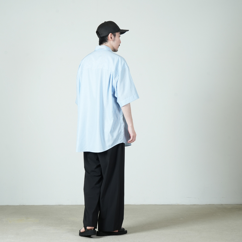 Graphpaper(����եڡ��ѡ�) SIDOGRAS S/S Oversized Regular Collar Shirt
