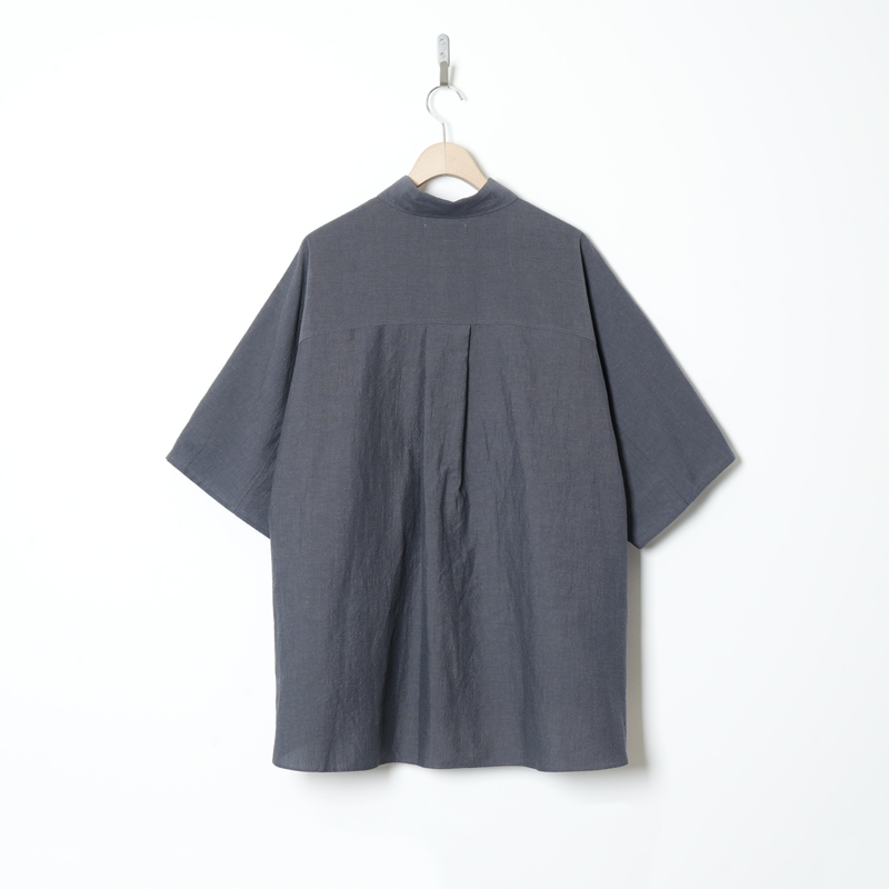 Graphpaper(����եڡ��ѡ�) Cotton Linen Seersucker S/S Pullover Shirt
