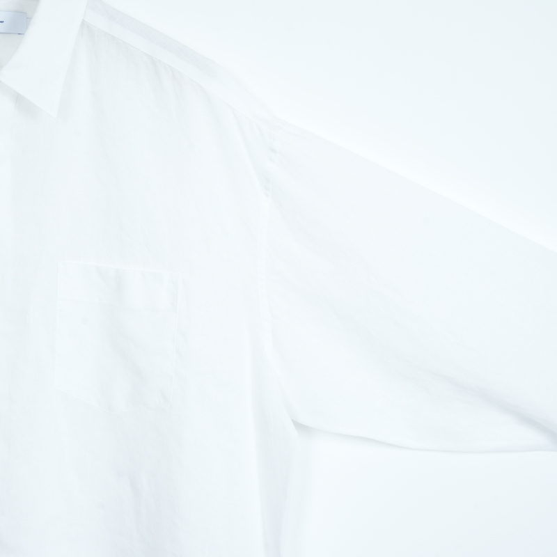 Graphpaper(����եڡ��ѡ�) Linen L/S Oversized Regular Collar Shirt
