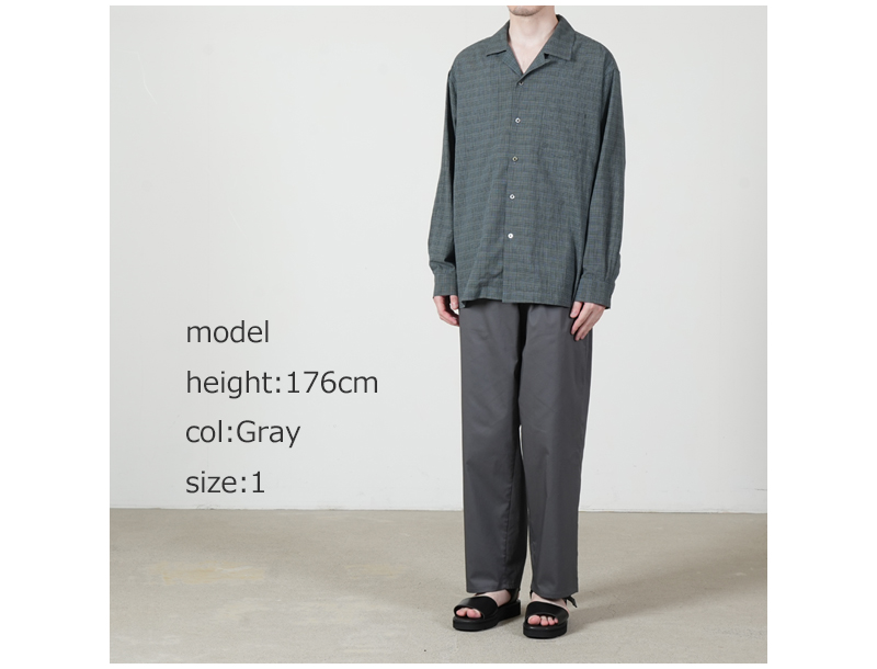 Graphpaper (グラフペーパー) Solotex Twill Wide Tapered Chef Pants