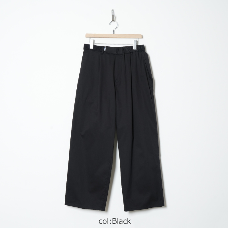 Graphpaper (グラフペーパー) Solotex Twill Wide Chef Pants / ソロ
