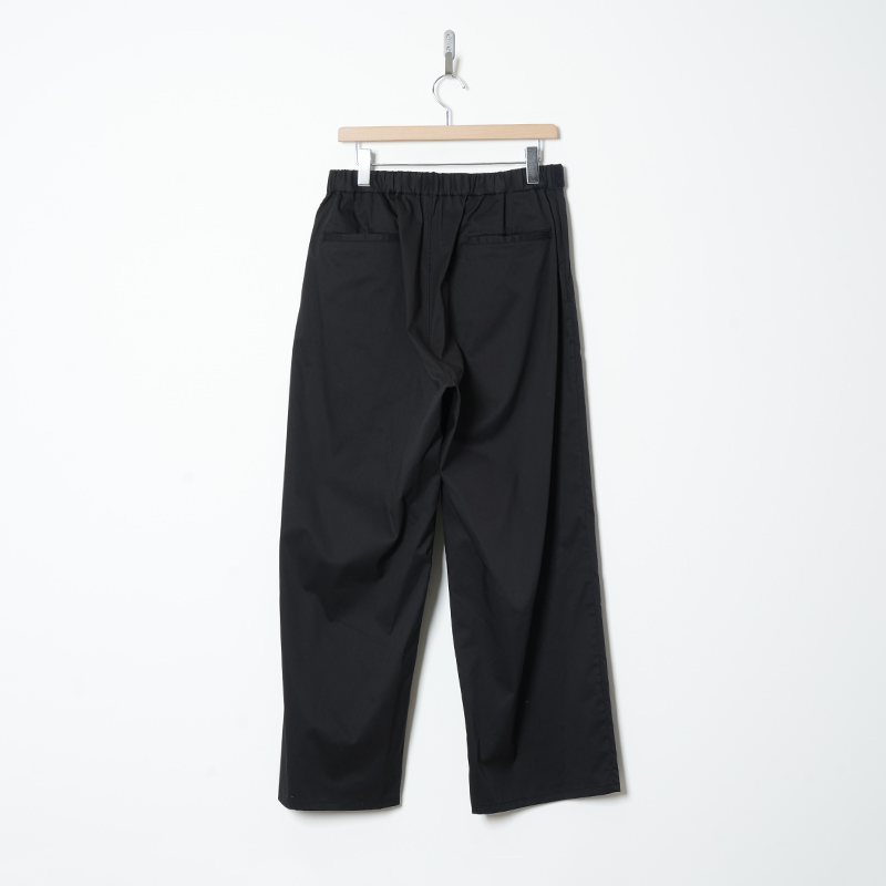 Graphpaper 黒 シェフパンツ Graphpaper (グラフペーパー) Solotex Twill Wide Chef Pants / ソロ