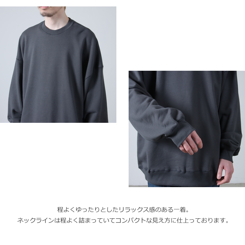 Graphpaper(եڡѡ) AZUMA Terry Crew Neck Sweat