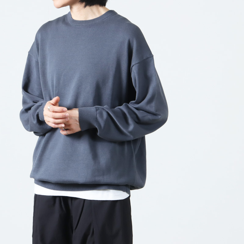 Graphpaper(եڡѡ) Suvin High Gauge L/S Crew Neck Knit