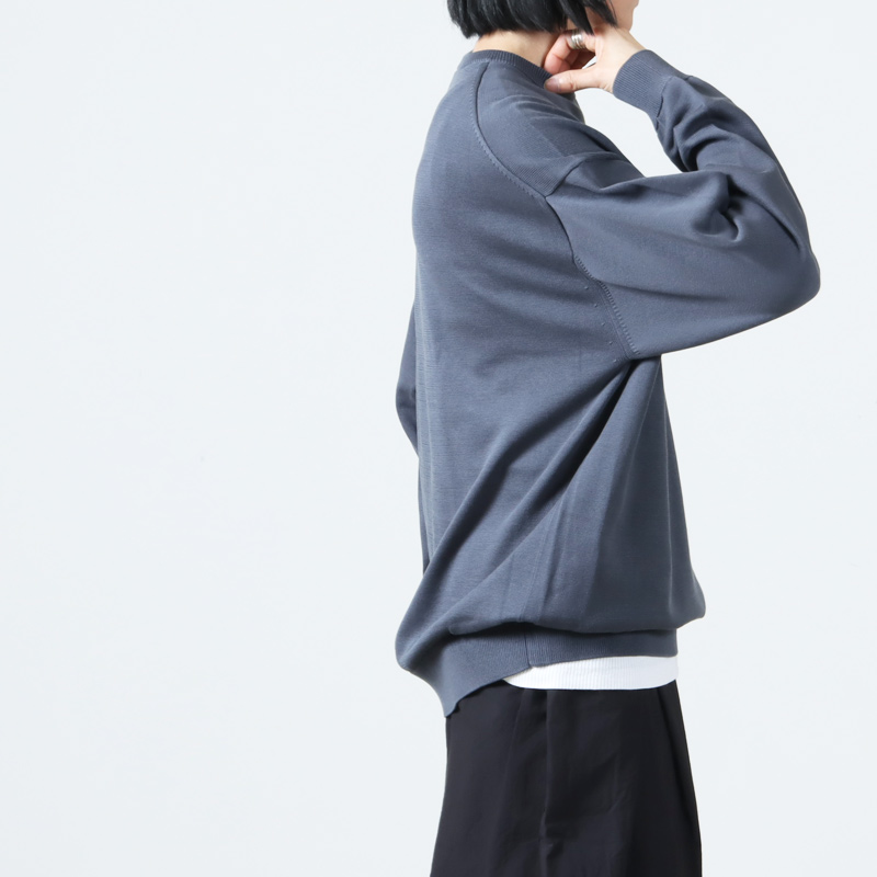 Graphpaper(եڡѡ) Suvin High Gauge L/S Crew Neck Knit