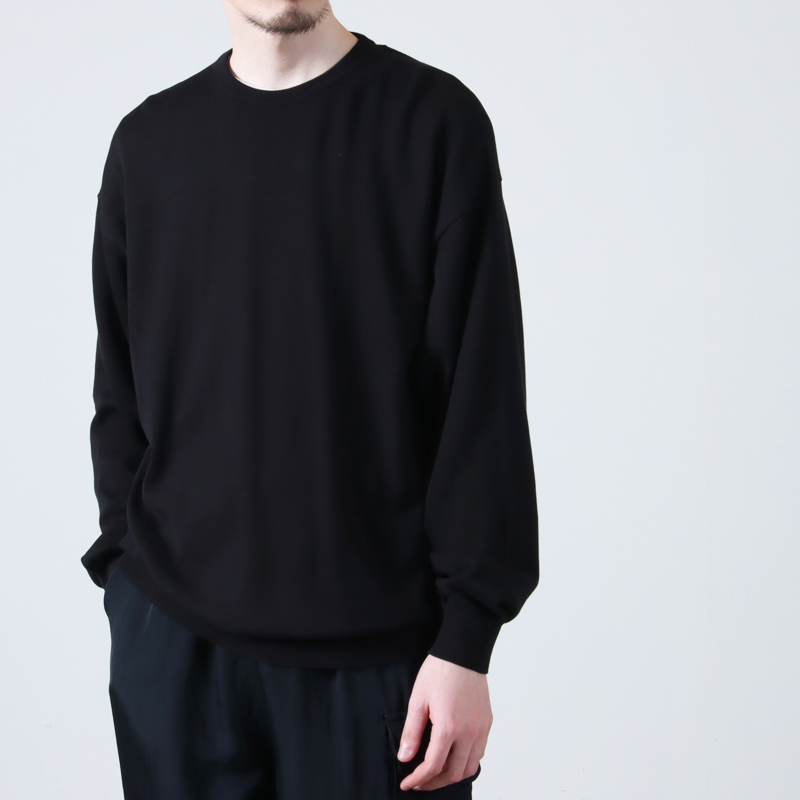 Graphpaper(եڡѡ) Suvin High Gauge L/S Crew Neck Knit