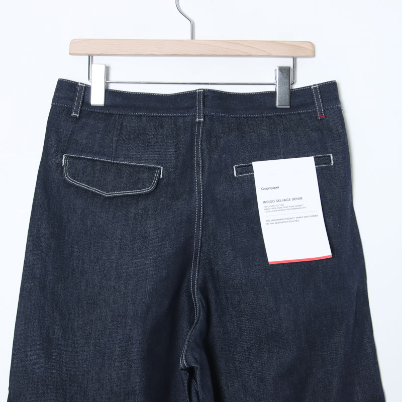 Graphpaper(եڡѡ) Selvage Denim Two Tuck Pants