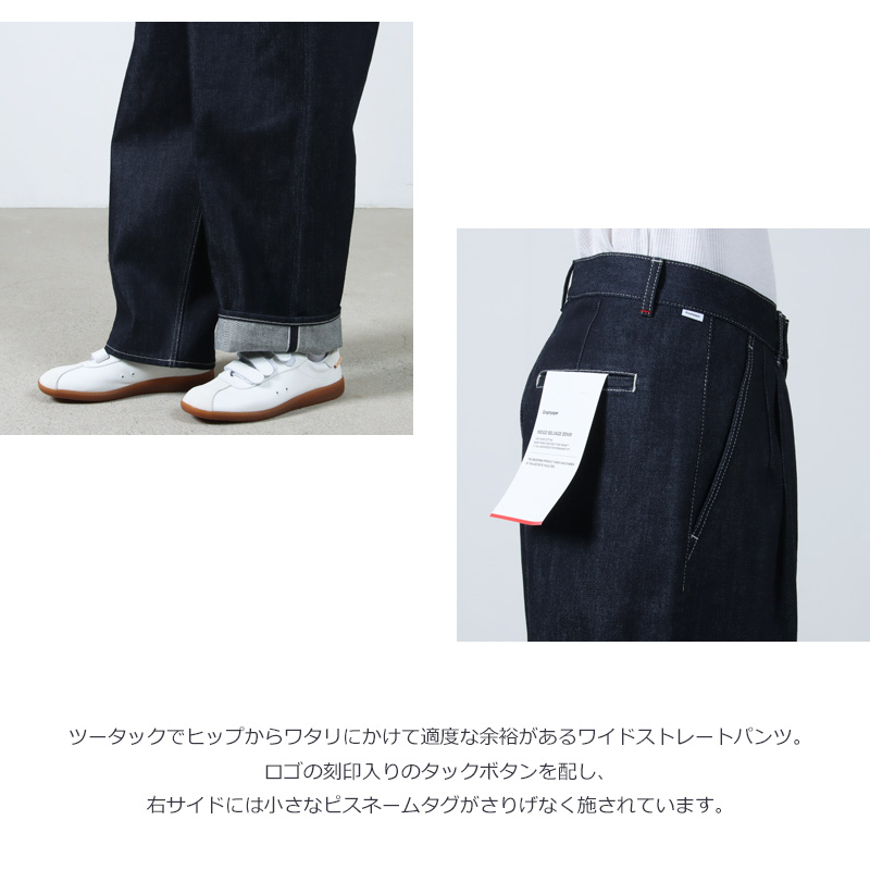 Graphpaper(եڡѡ) Selvage Denim Two Tuck Pants