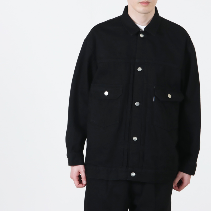 Graphpaper(����եڡ��ѡ�) Selvage Denim Jacket �� BLACK WASHED