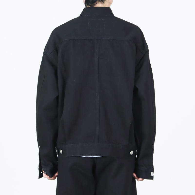 Graphpaper(����եڡ��ѡ�) Selvage Denim Jacket �� BLACK WASHED