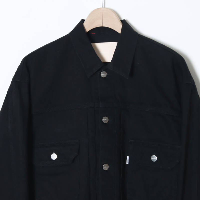 Graphpaper(����եڡ��ѡ�) Selvage Denim Jacket �� BLACK WASHED
