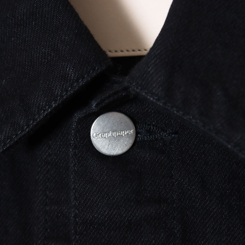 Graphpaper(����եڡ��ѡ�) Selvage Denim Jacket �� BLACK WASHED