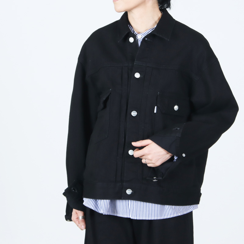 Graphpaper(����եڡ��ѡ�) Selvage Denim Jacket �� BLACK WASHED