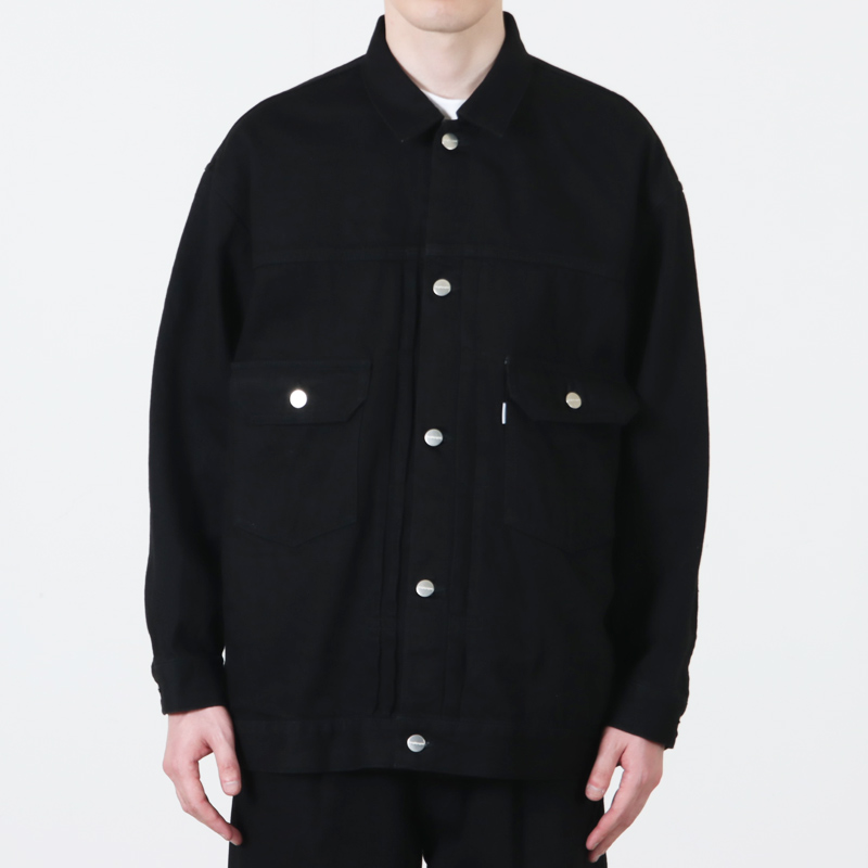 Graphpaper(����եڡ��ѡ�) Selvage Denim Jacket �� BLACK WASHED