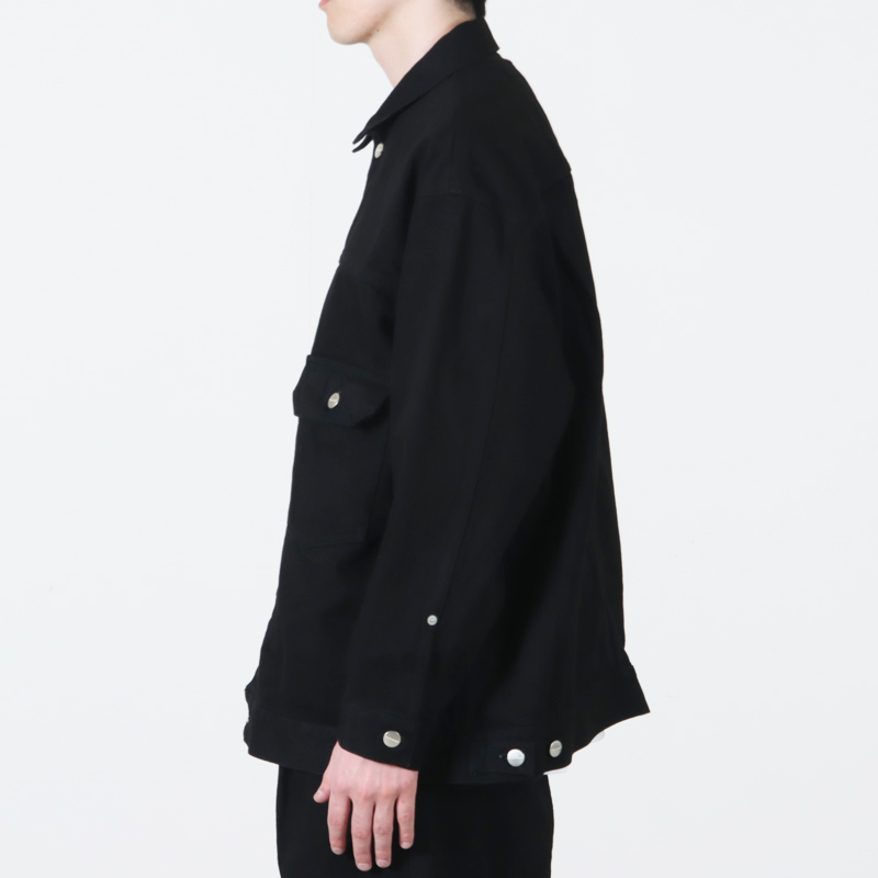 Graphpaper(����եڡ��ѡ�) Selvage Denim Jacket �� BLACK WASHED