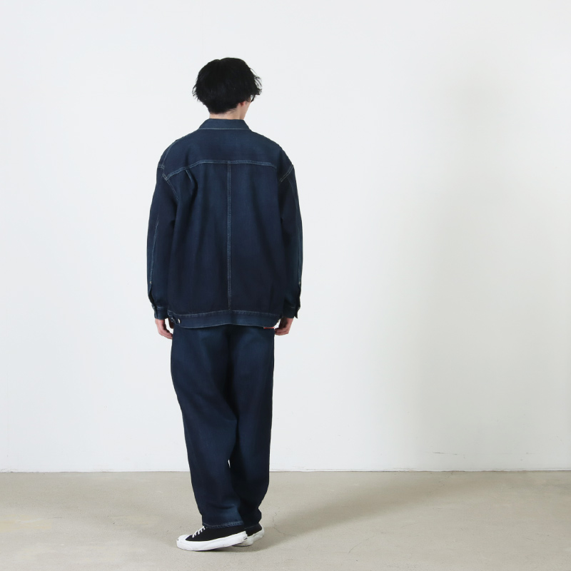 Graphpaper(����եڡ��ѡ�) Selvage Denim Two Tuck Tapered Pants -DARK FADE-