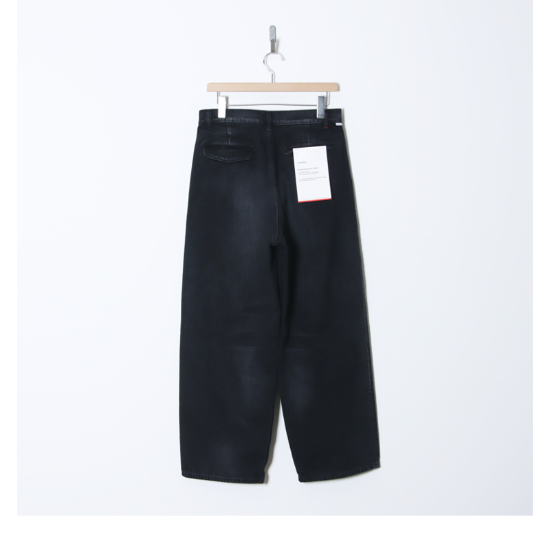 Graphpaper(����եڡ��ѡ�) Selvage Denim Two Tuck Pants -DARK FADE-
