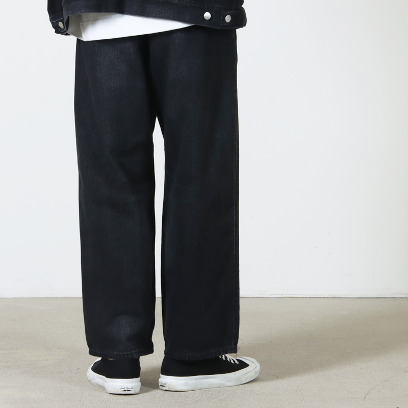 Graphpaper(����եڡ��ѡ�) Selvage Denim Two Tuck Pants -DARK FADE-