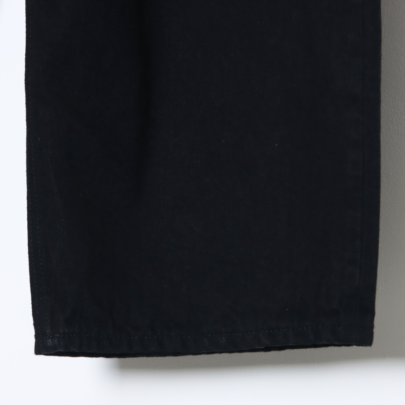 Graphpaper(����եڡ��ѡ�) Selvage Denim Two Tuck Pants �� INDIGO RIGID �� BLACK WASHED