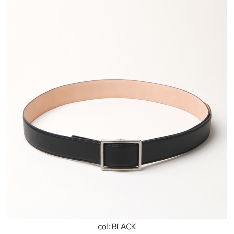 Graphpaper (グラフペーパー) Graphpaper Holeless Leather Classic Belt / ホールレス レザークラシックベルト