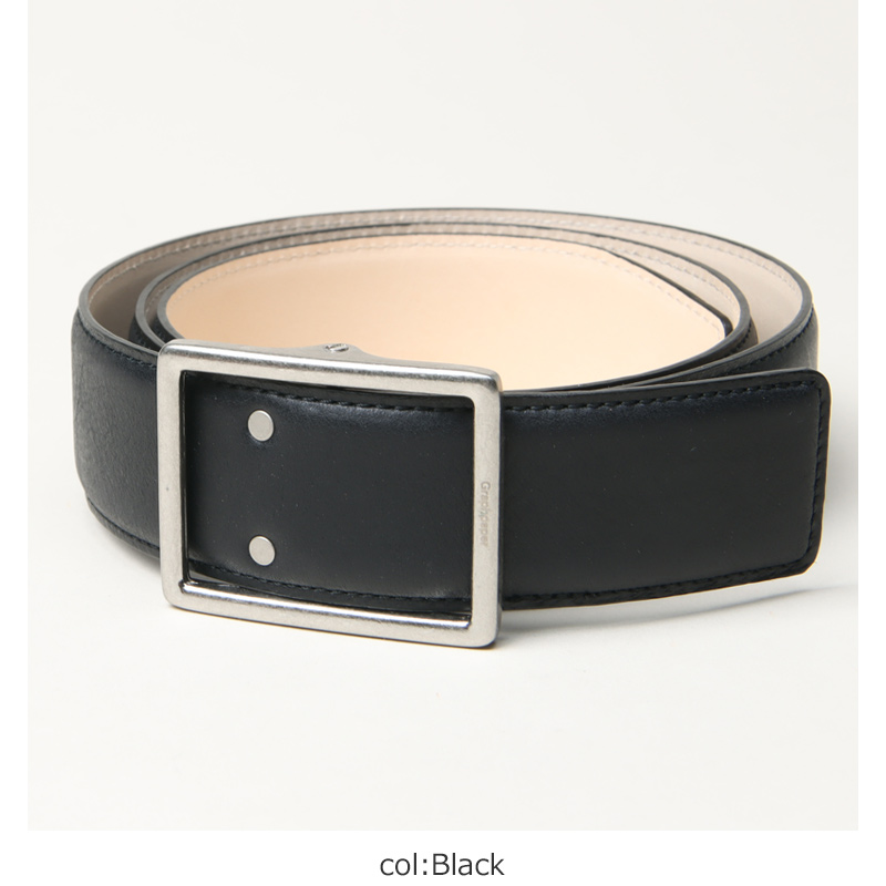 Graphpaper(եڡѡ) Holeless Leather Classic Belt