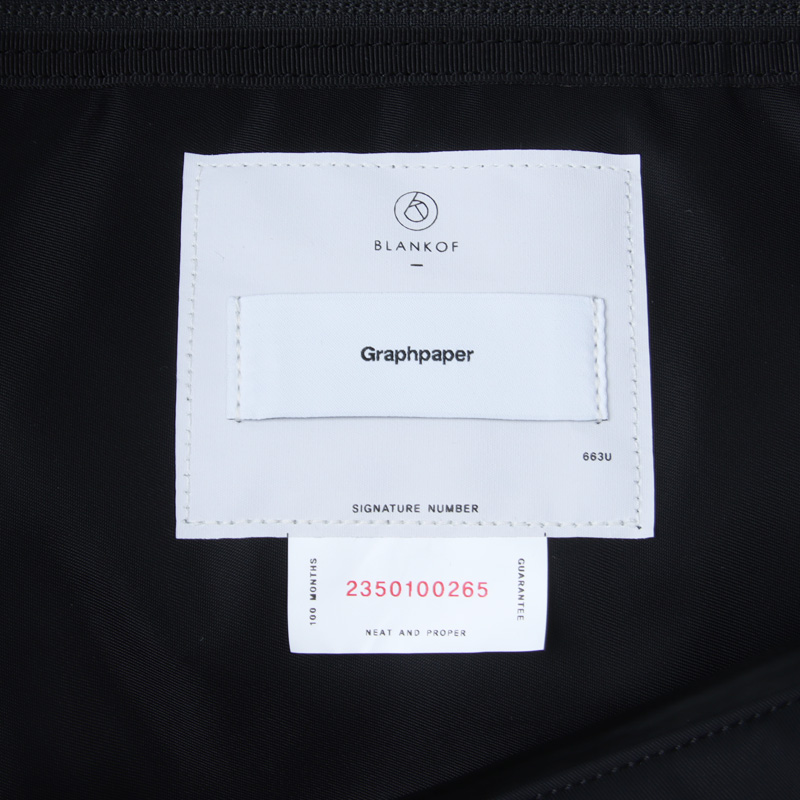Graphpaper(եڡѡ) Blankof for GP Large Crescent Bag