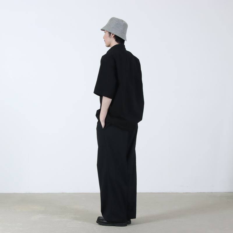 Graphpaper(����եڡ��ѡ�) Linen Cupro Back Satin Bucket Hat