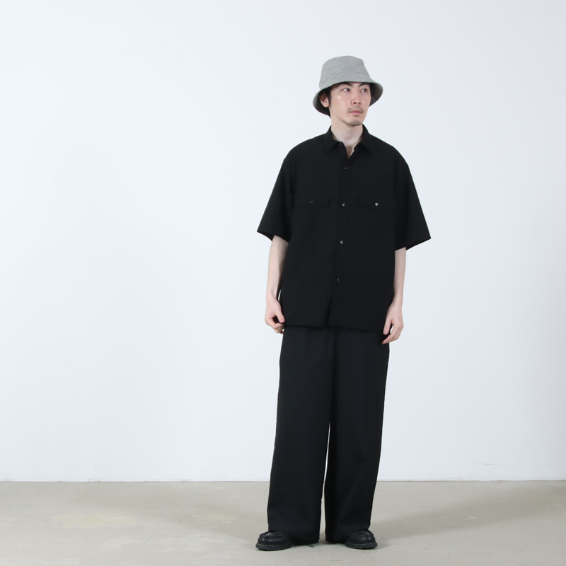 Graphpaper(����եڡ��ѡ�) Linen Cupro Back Satin Bucket Hat