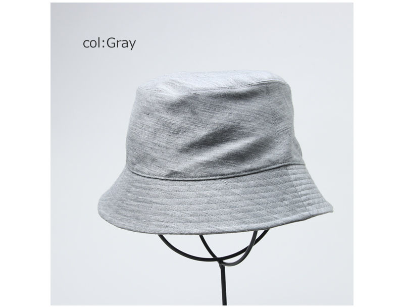 Graphpaper(����եڡ��ѡ�) Linen Cupro Back Satin Bucket Hat