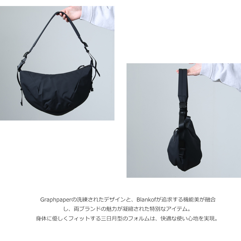 Graphpaper(����եڡ��ѡ�) Blankof for GP Small Crescent Bag