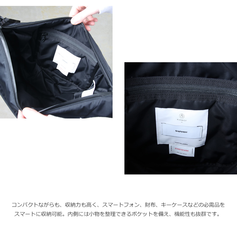 Graphpaper(����եڡ��ѡ�) Blankof for GP Small Crescent Bag