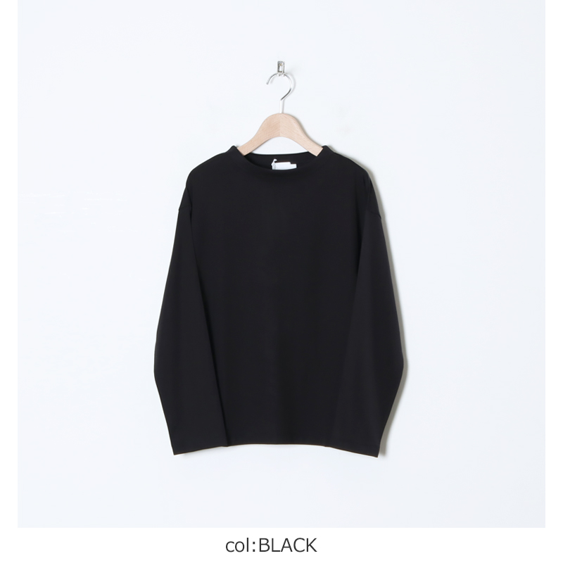 handvaerk (ハンドバーク) 60/2 BOTTLE NECK L/S T-SHIRT / ボトル