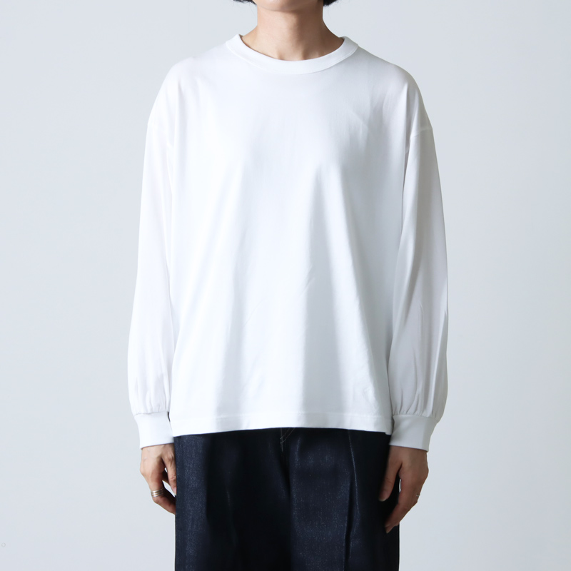 handvaerk (ハンドバーク) 60/2 GATHER L/S T-SHIRT / ギャザーロング 