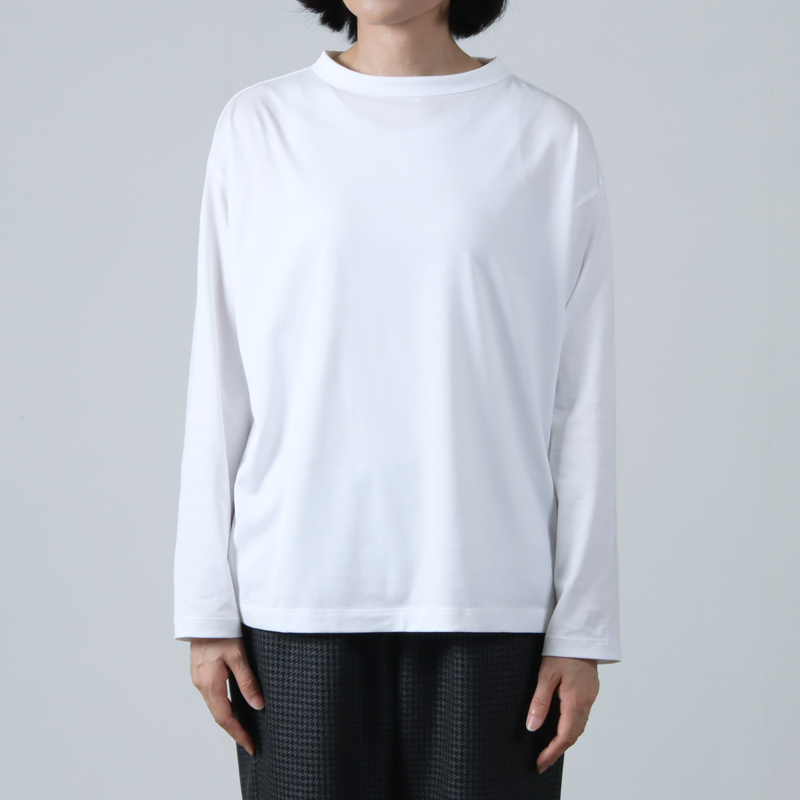 handvaerk(ϥɥС) 60/2 BOTTLE NECK L/S T-SHIRT