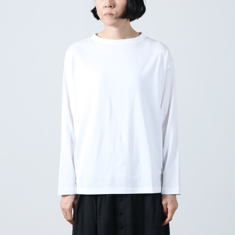 handvaerk(ϥɥС) 60/2 BOTTLE NECK L/S T-SHIRT