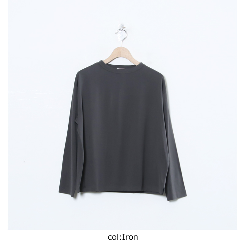 handvaerk(ϥɥС) #6116_60/2 BOTTLE NECK L/S T-SHIRT