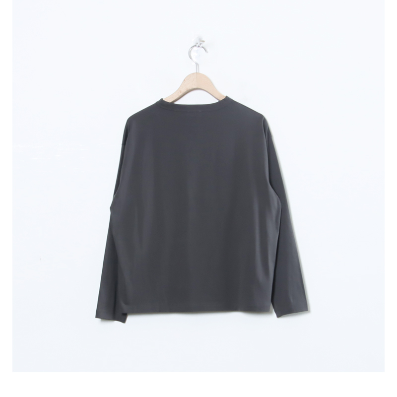handvaerk(ϥɥС) #6116_60/2 BOTTLE NECK L/S T-SHIRT