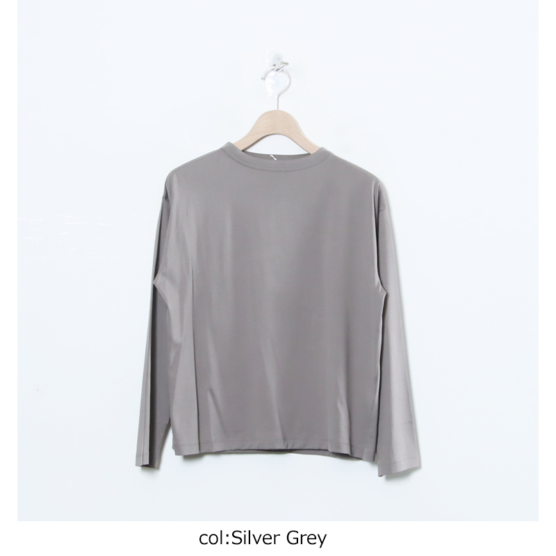 handvaerk(ϥɥС) #6116_60/2 BOTTLE NECK L/S T-SHIRT