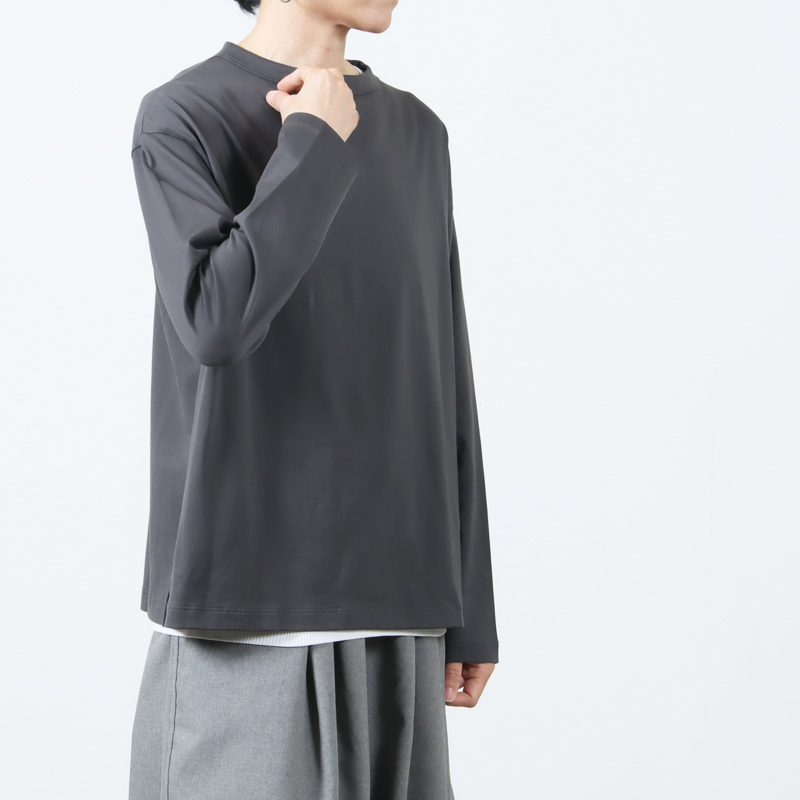 handvaerk(ϥɥС) #6116_60/2 BOTTLE NECK L/S T-SHIRT