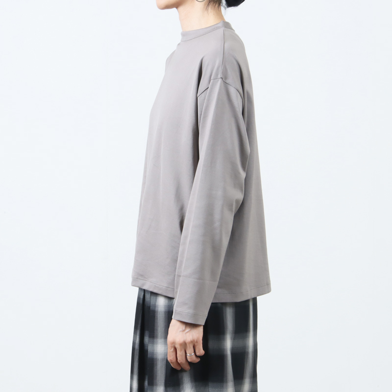 handvaerk(ϥɥС) #6116_60/2 BOTTLE NECK L/S T-SHIRT
