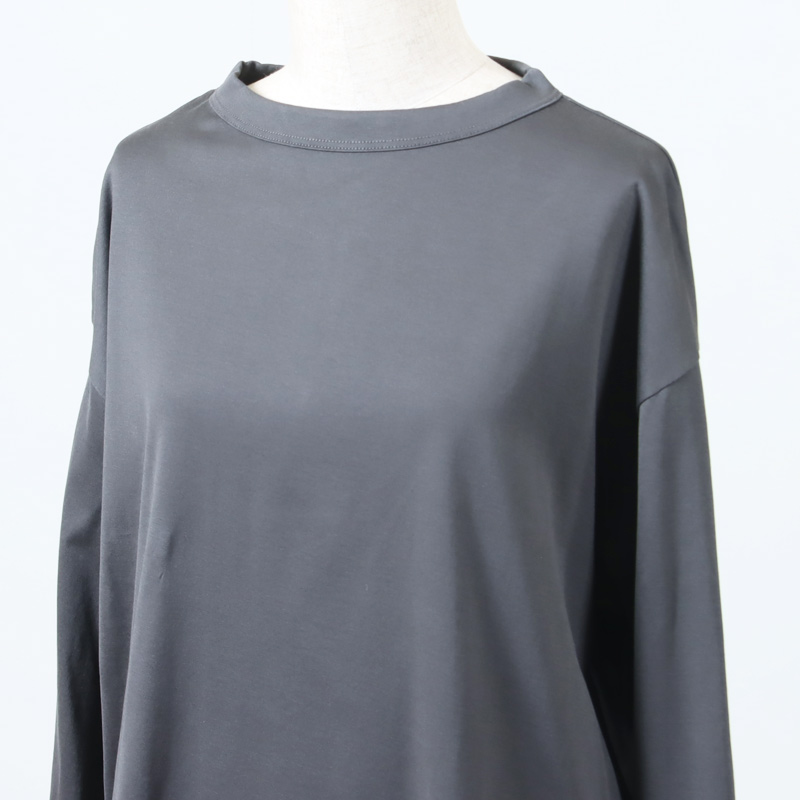 handvaerk(ϥɥС) #6116_60/2 BOTTLE NECK L/S T-SHIRT
