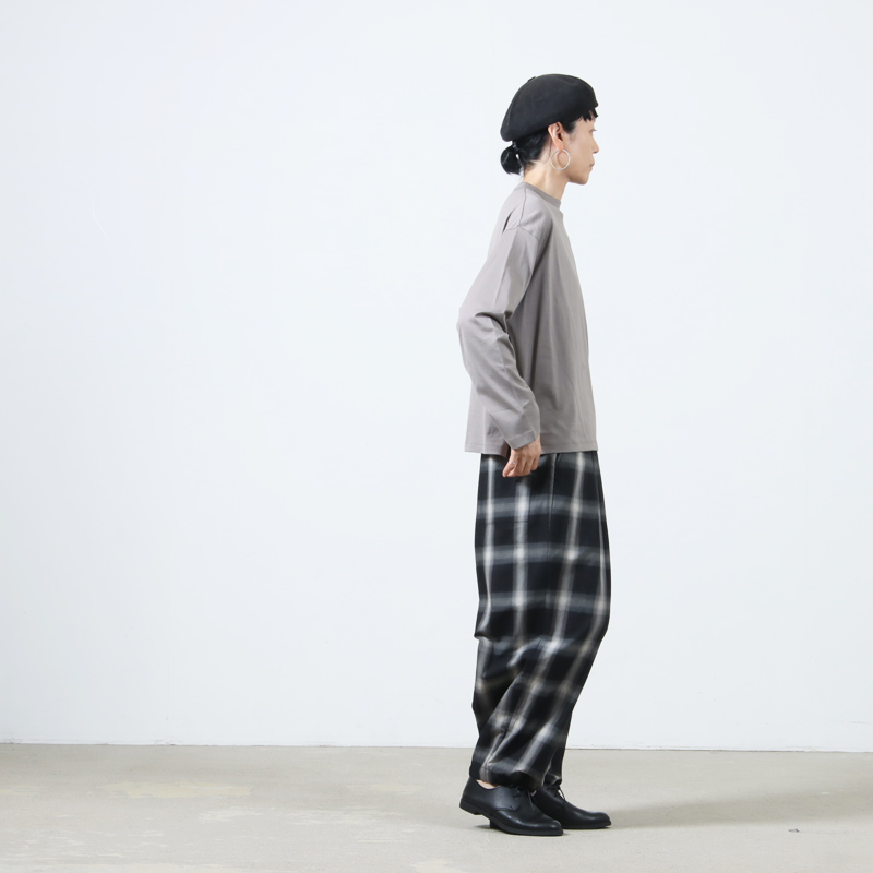 handvaerk(ϥɥС) #6116_60/2 BOTTLE NECK L/S T-SHIRT