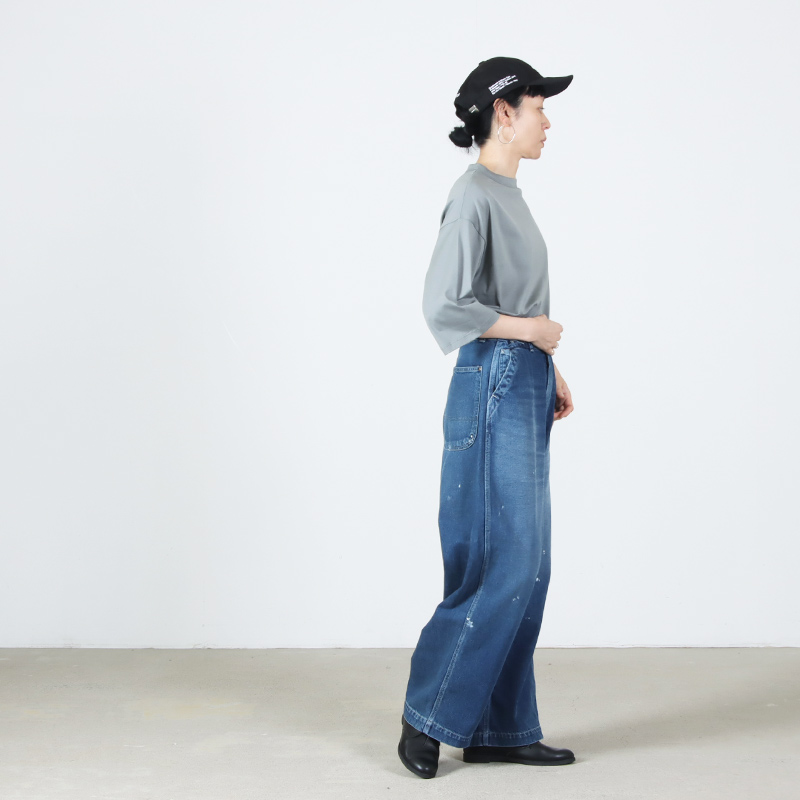 handvaerk(�ϥ�ɥС���) 60/2 BOTTLE NECK 3/4 SLEEVE T-SHIRT