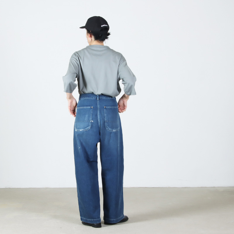 handvaerk(�ϥ�ɥС���) 60/2 BOTTLE NECK 3/4 SLEEVE T-SHIRT