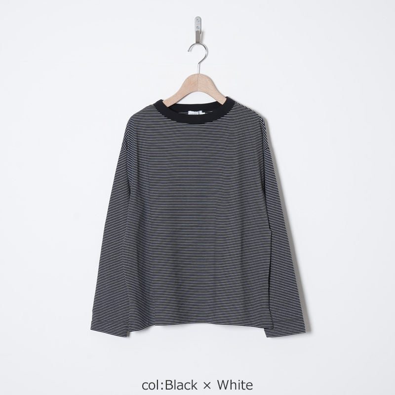 handvaerk(�ϥ�ɥС���) #6116_60/2 BOTTLE NECK L/S T-SHIRT
