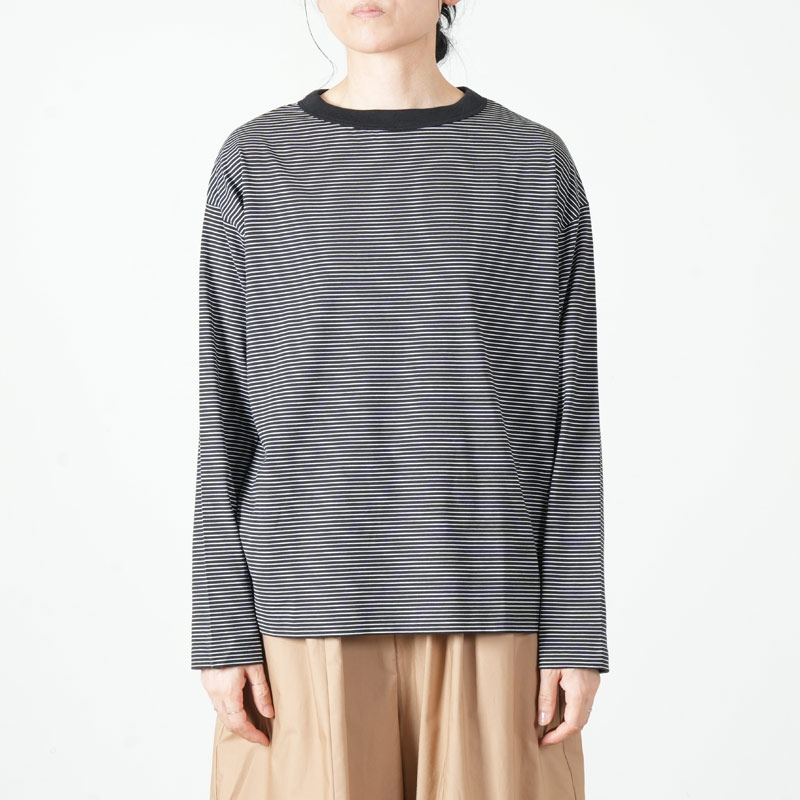 handvaerk(�ϥ�ɥС���) #6116_60/2 BOTTLE NECK L/S T-SHIRT